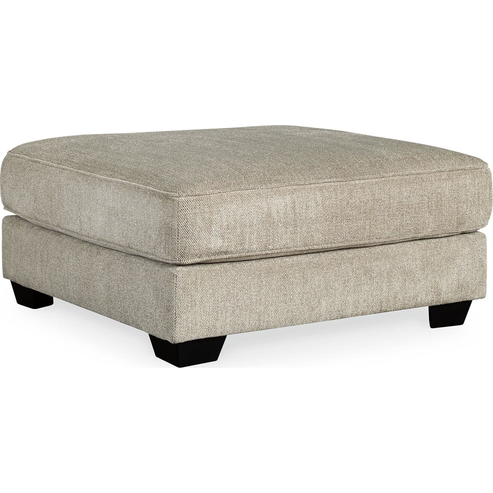 Pouf d'appoint surdimensionné Ardsley - Étain