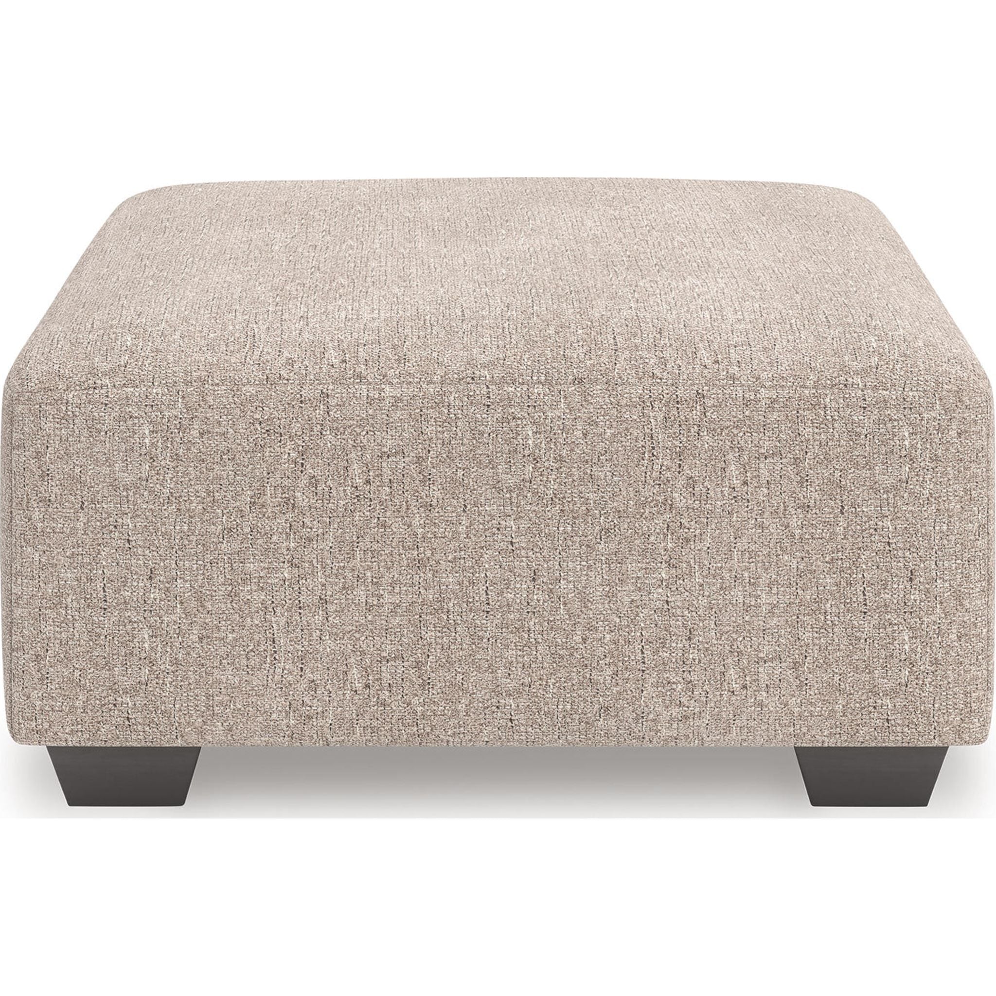 Pouf d'appoint surdimensionné Seyler Lane - Chanvre