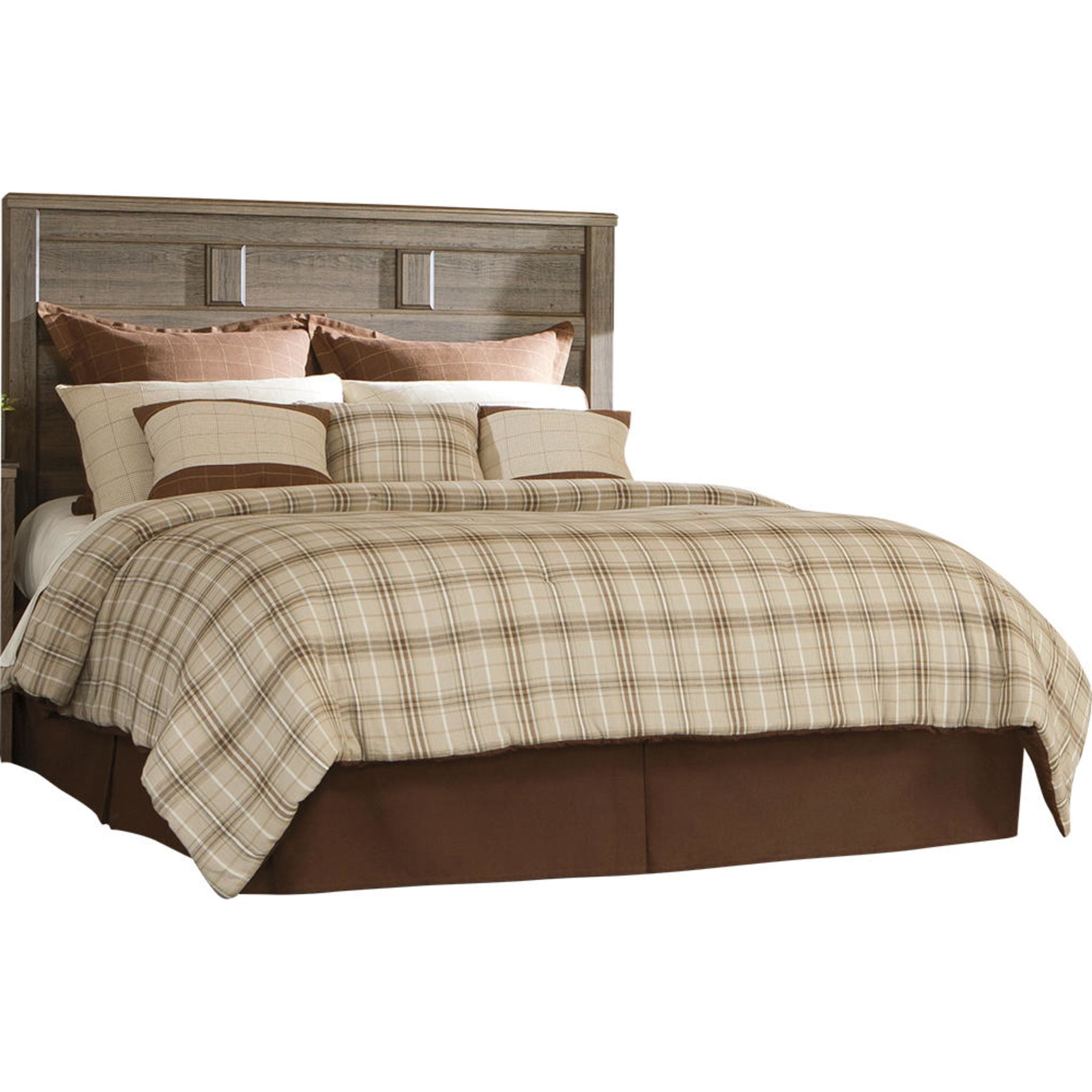 Tête de lit à panneaux Juararo - Marron foncé