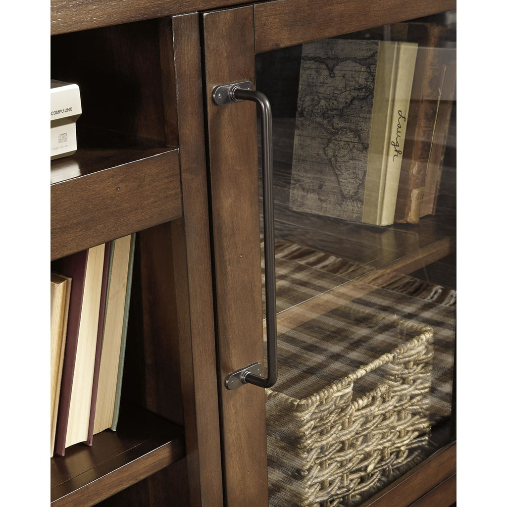 Meuble TV Starmore avec cheminée - Marron