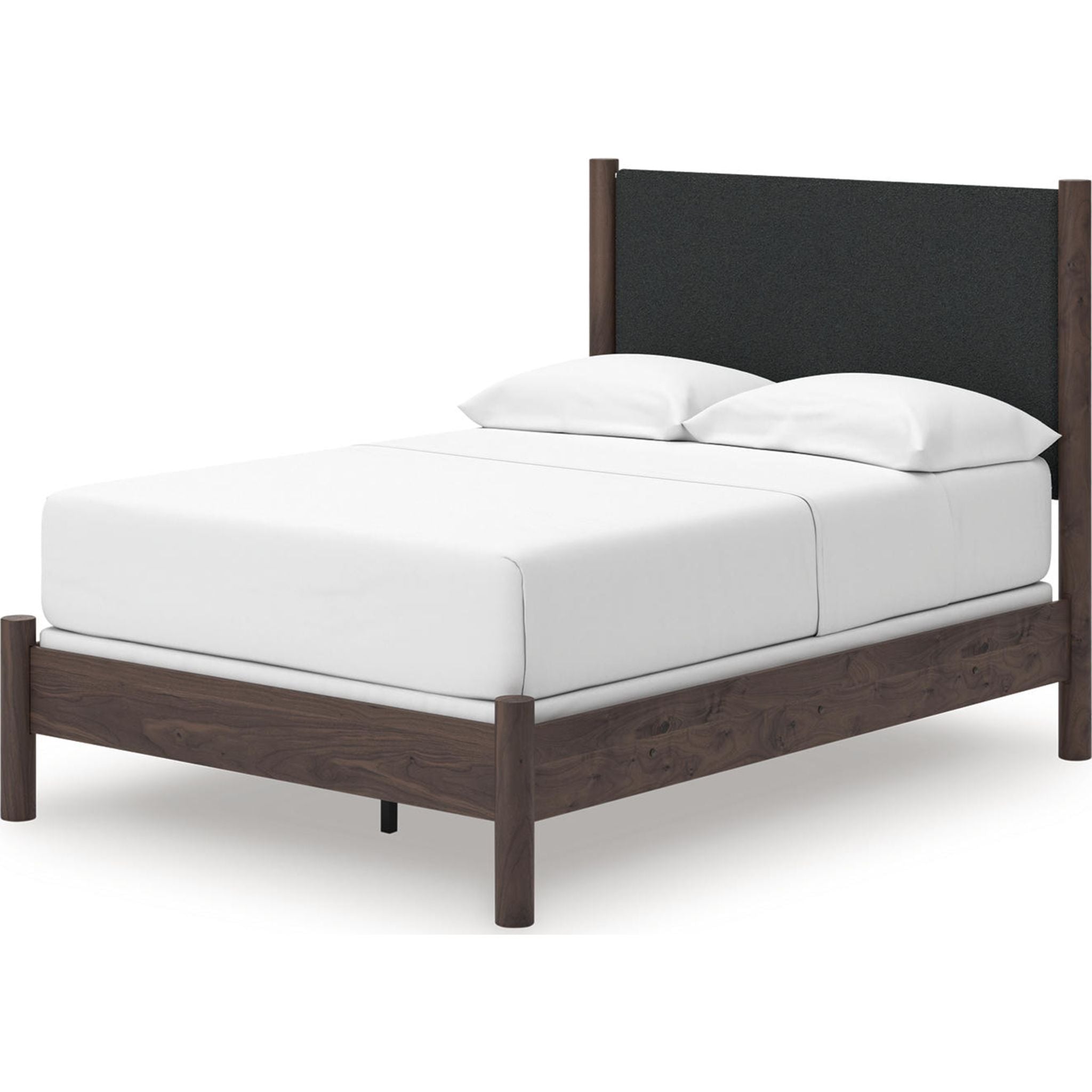 Lit à panneaux Pamytta - Marron