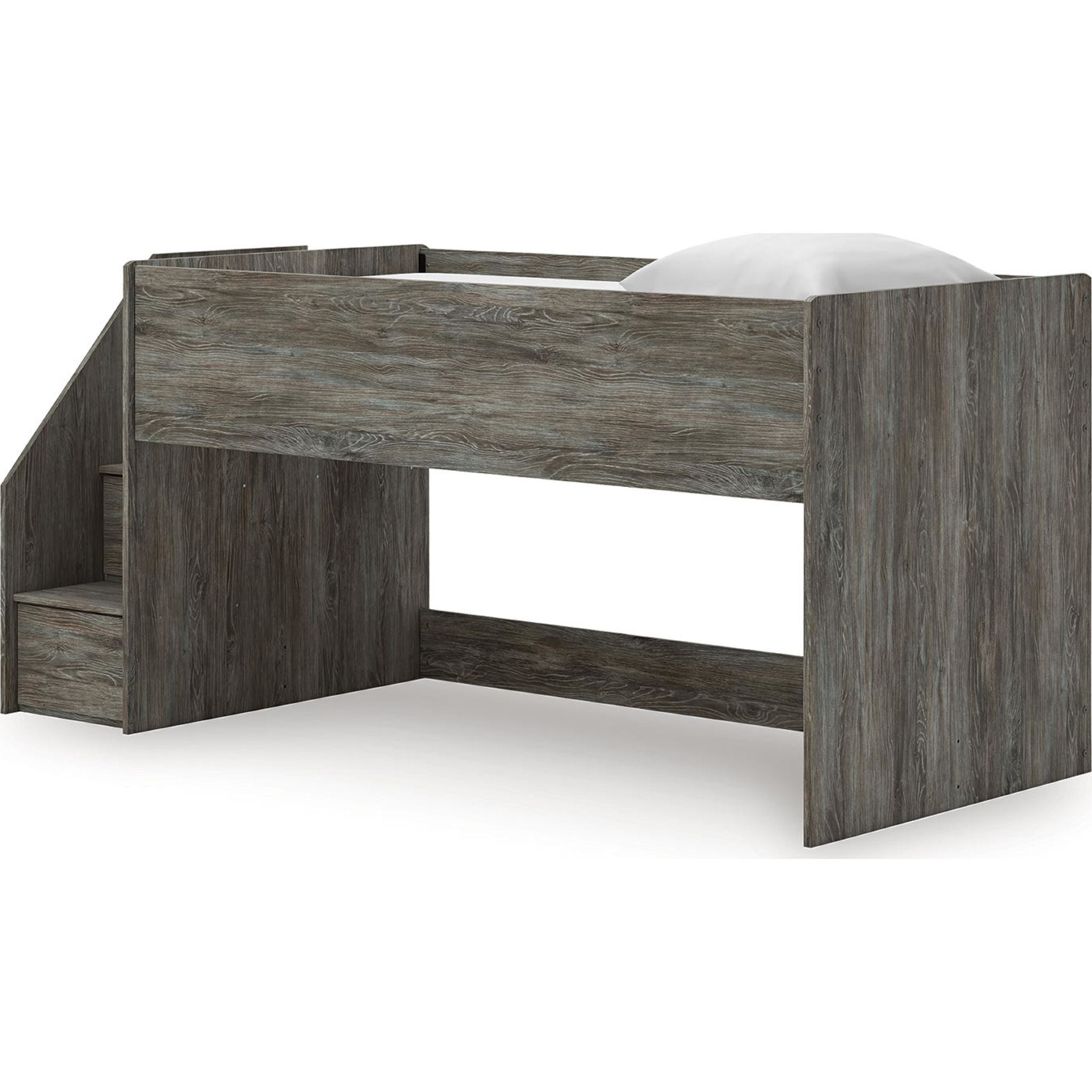 Lit mezzanine simple Frandern - Gris