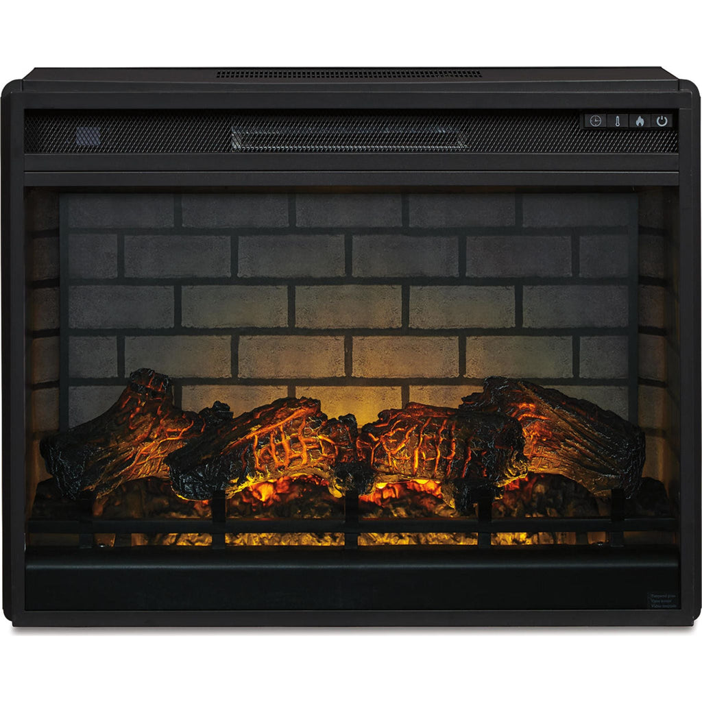 Accessoires de divertissement pour cheminée encastrable - Noir