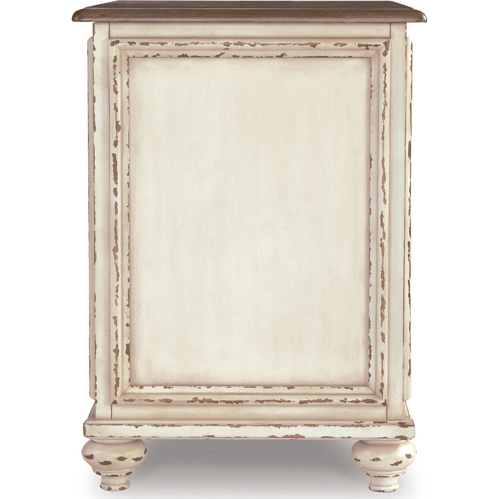 Table d'appoint Meinertz Chair - Blanc/Marron