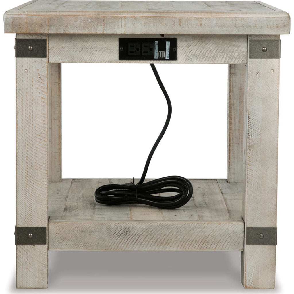 Table d'appoint Carynhurst - Blanc délavé gris