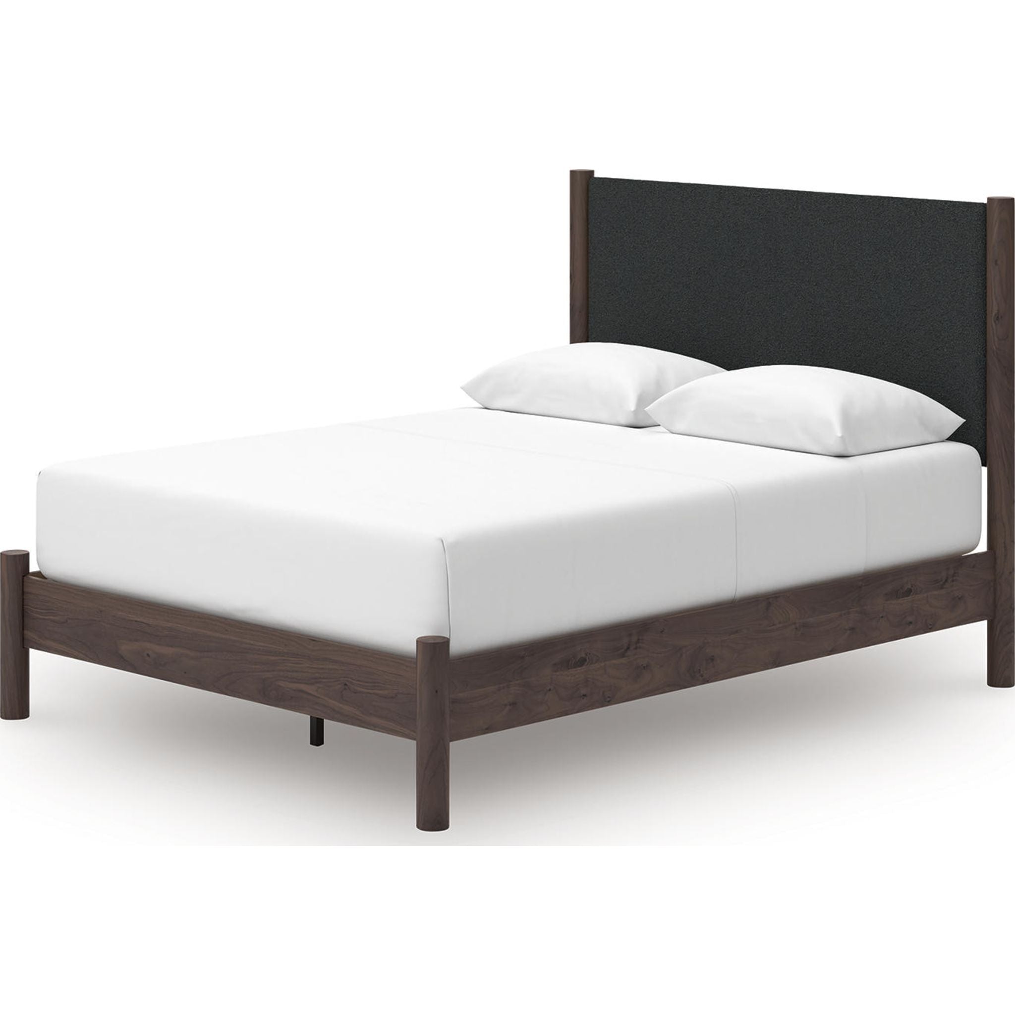 Lit plateforme Pamytta Queen - Marron