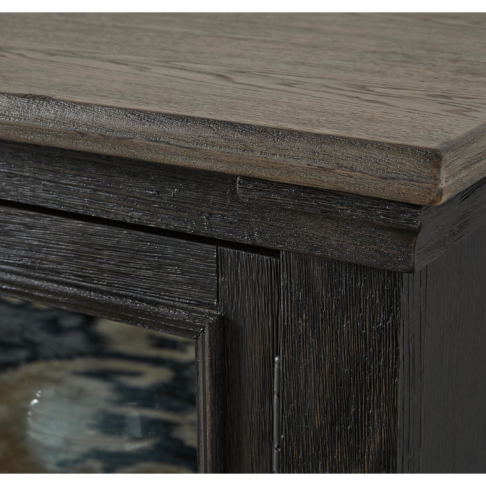 Meuble TV Tyler Creek - Noir/Gris