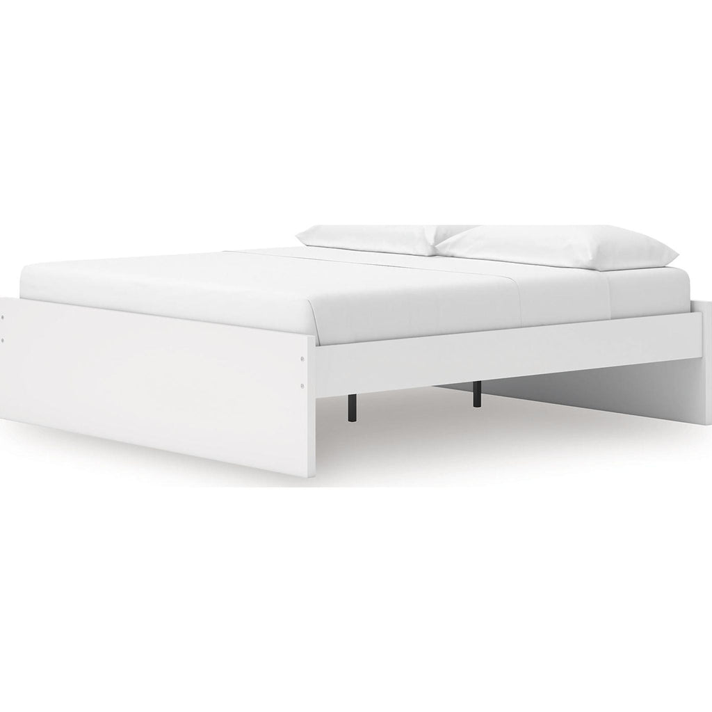 Lit plateforme Onita King - Blanc