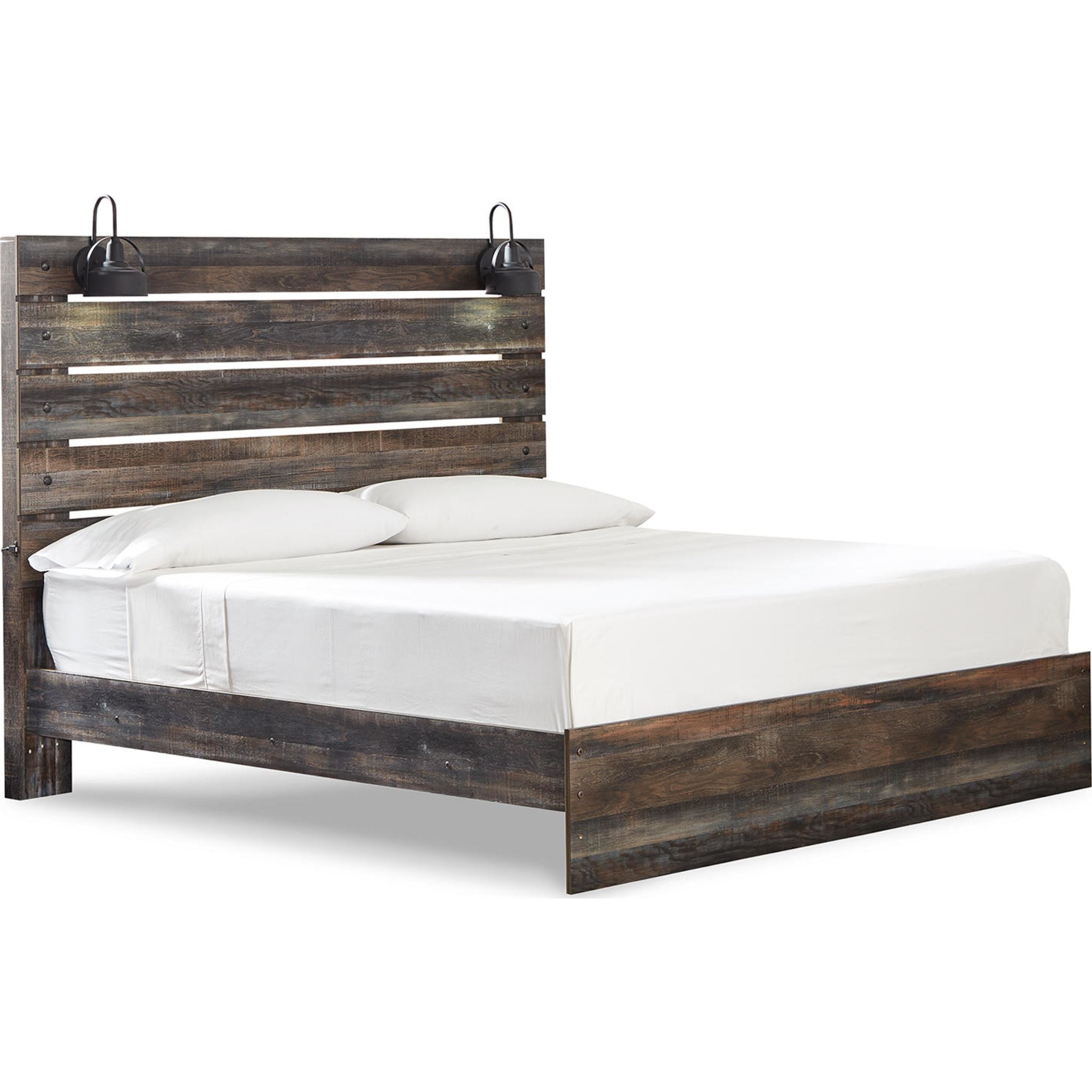 Lit à panneaux Drystan - Multi