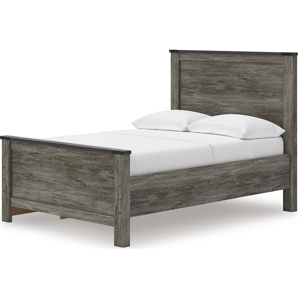 Lit de rangement complet Frandern - Noir/Gris