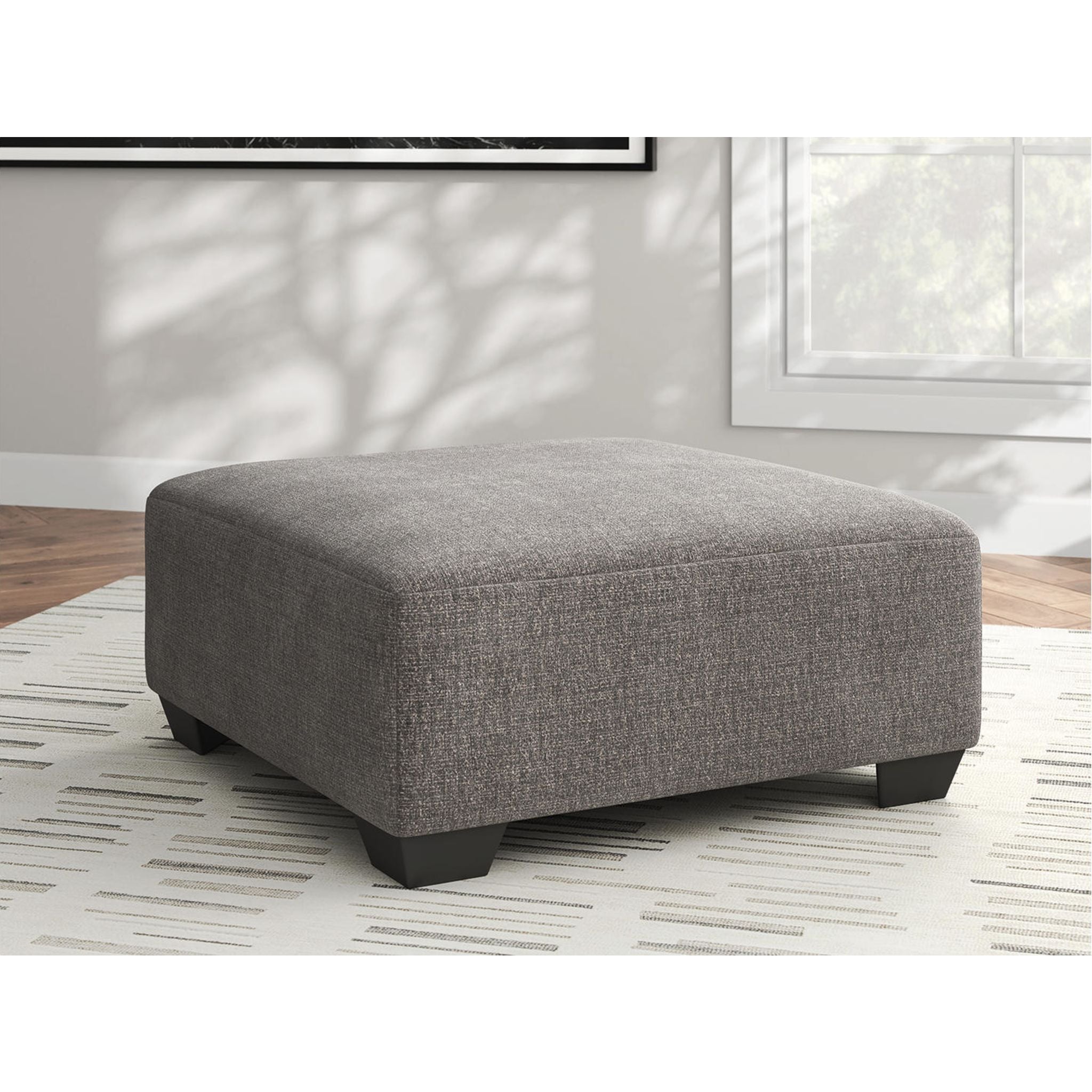 Pouf d'appoint surdimensionné Seyler Lane - Greystone