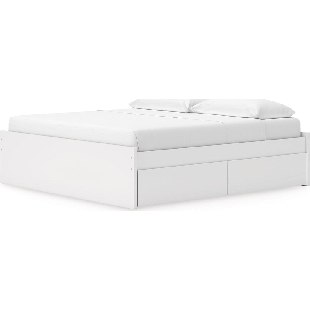 Lit de rangement Onita King - Blanc