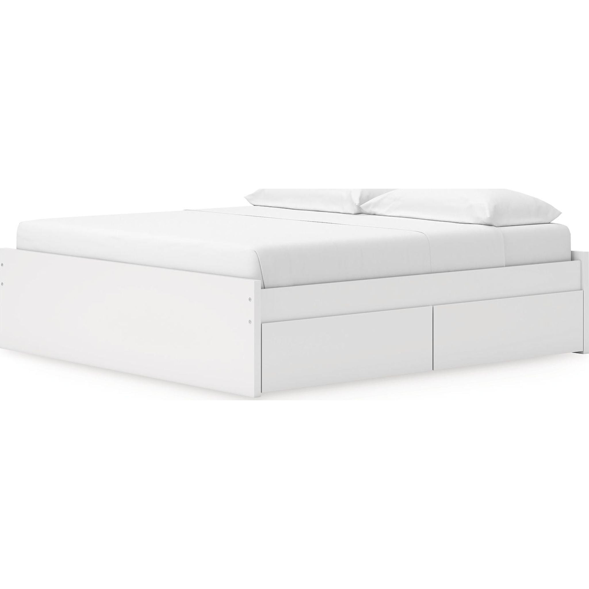 Lit de rangement Onita King - Blanc
