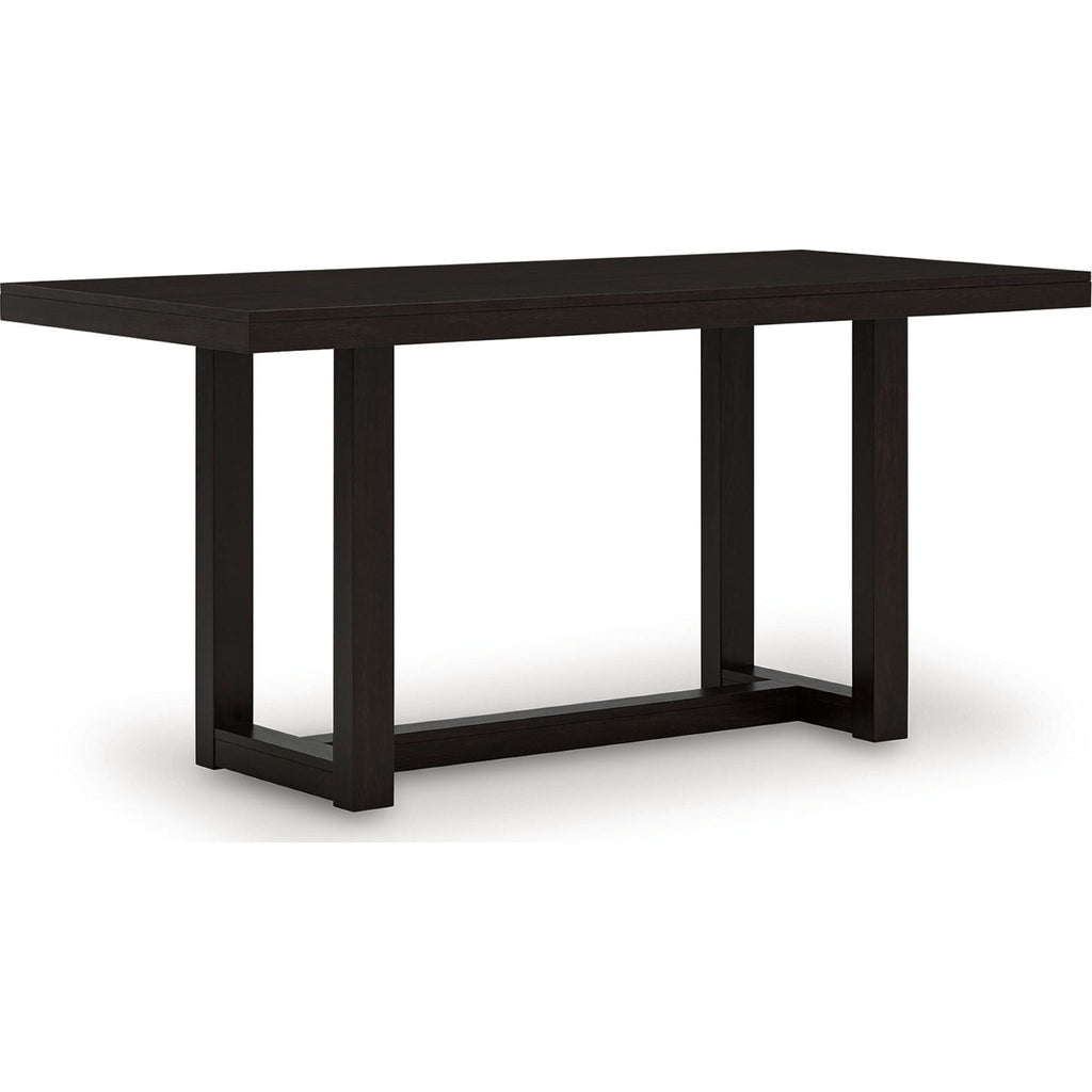 Table de comptoir Neymorton - Brun gris foncé - (D618-13)