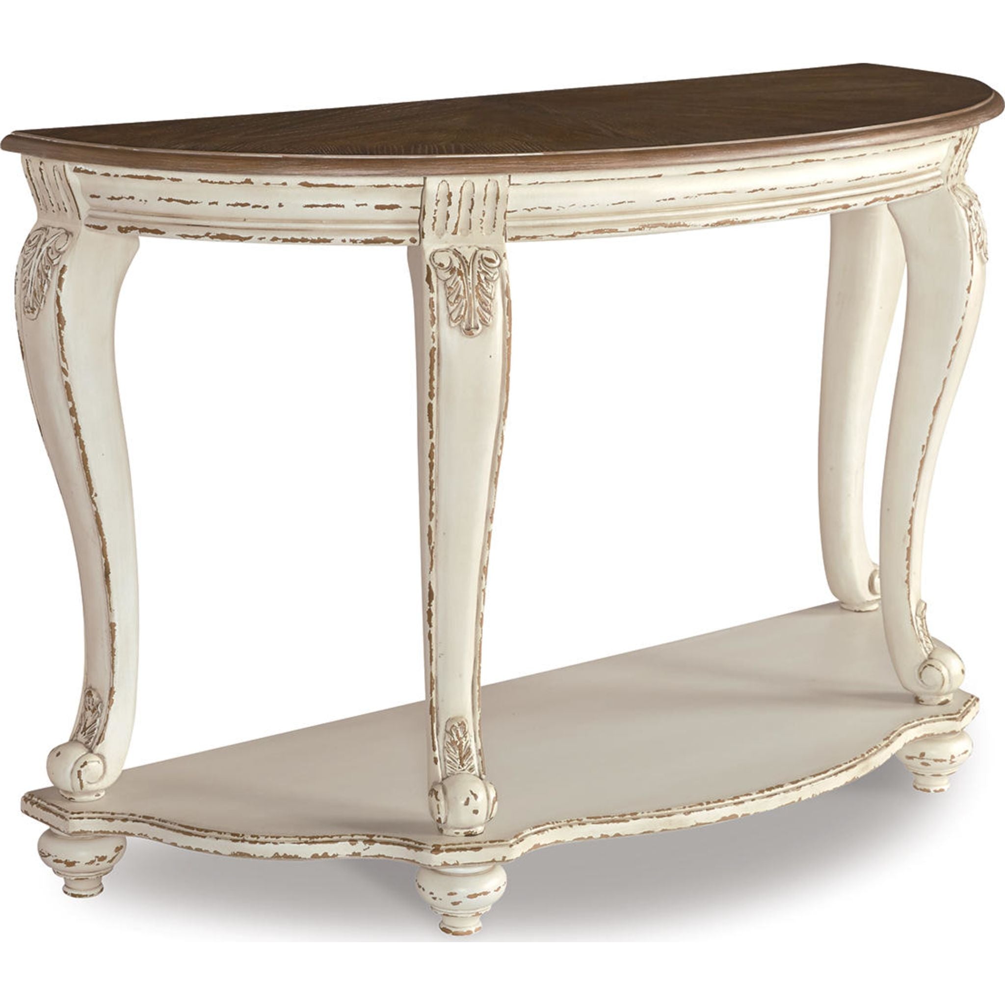 Table basse Meinertz - Blanc/Marron