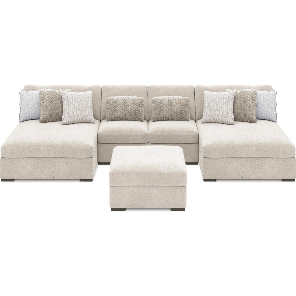 Canapé modulable Cuddle Plush 4 pièces avec double méridienne