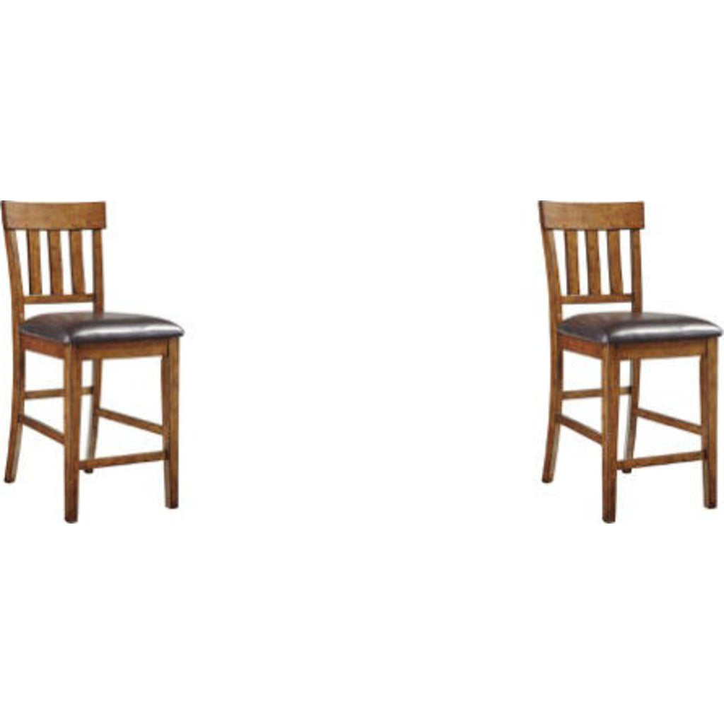 Tabouret de bar Ralene - Brun moyen - (D594-124)