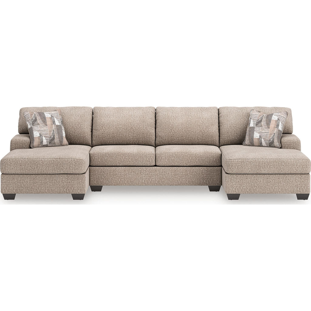 Canapé 3 pièces Seyler Lane avec méridienne double - Chanvre