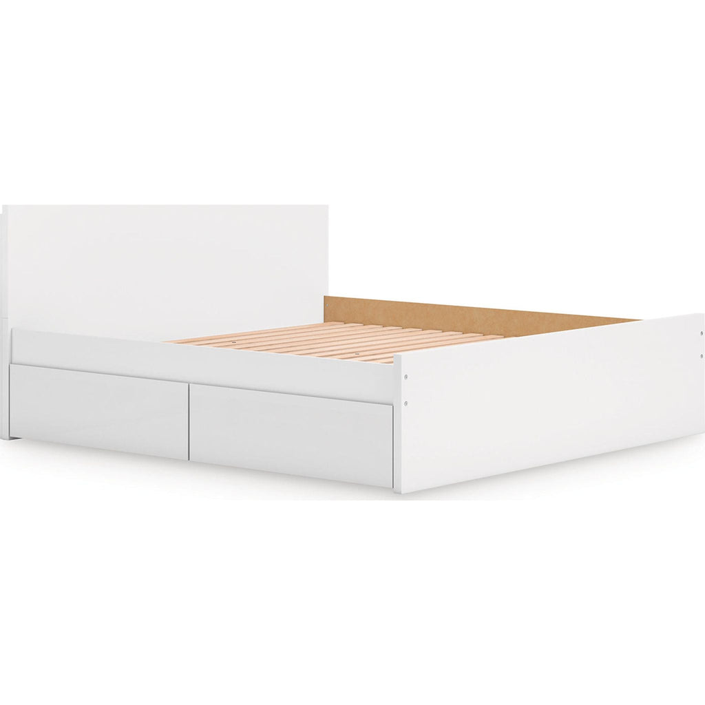 Lit de rangement Onita King - Blanc
