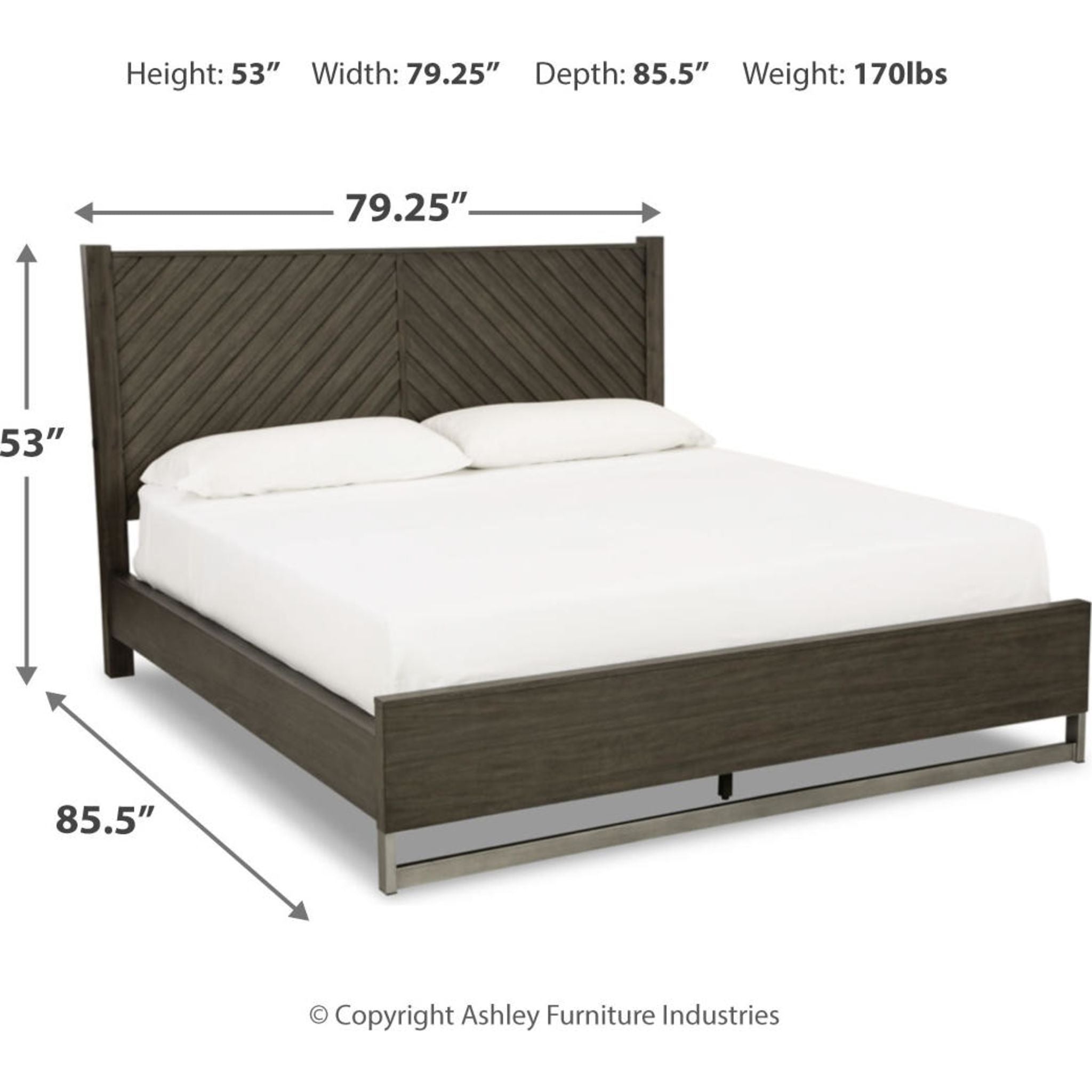 Lit à panneaux Queen Arkenton