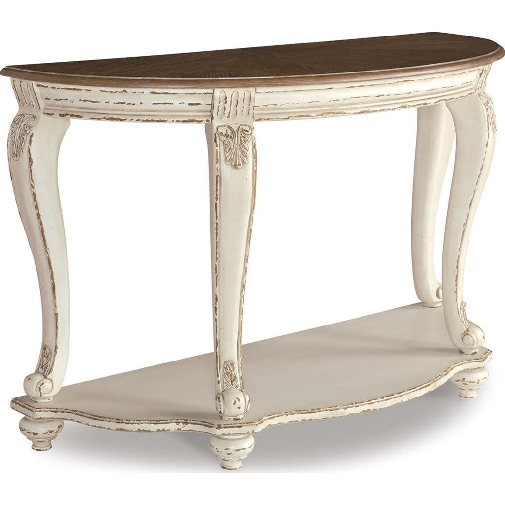 Table basse Meinertz - Blanc/Marron