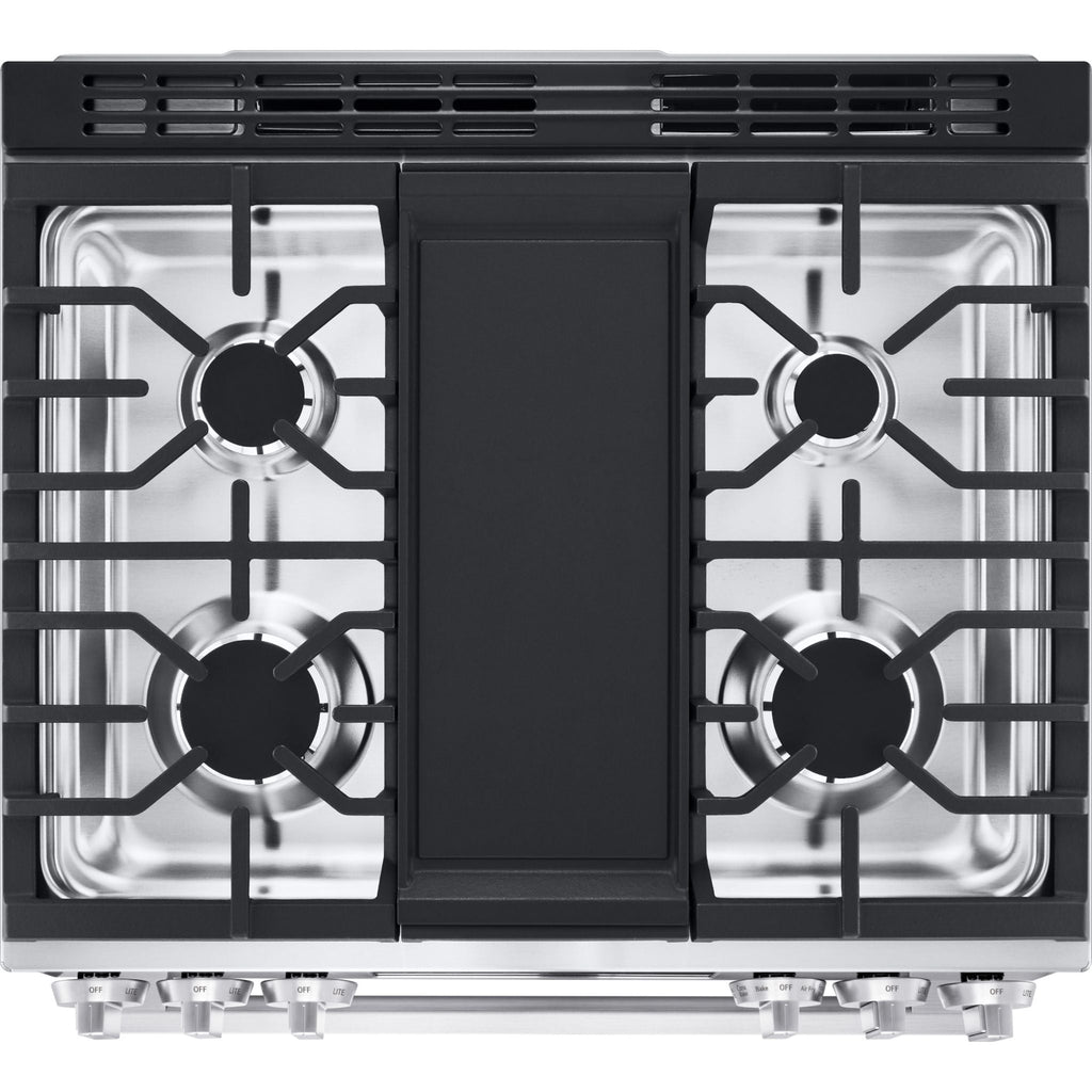 Cuisinière à gaz LG 30 (LSGL6335X) - PrintProof Steel