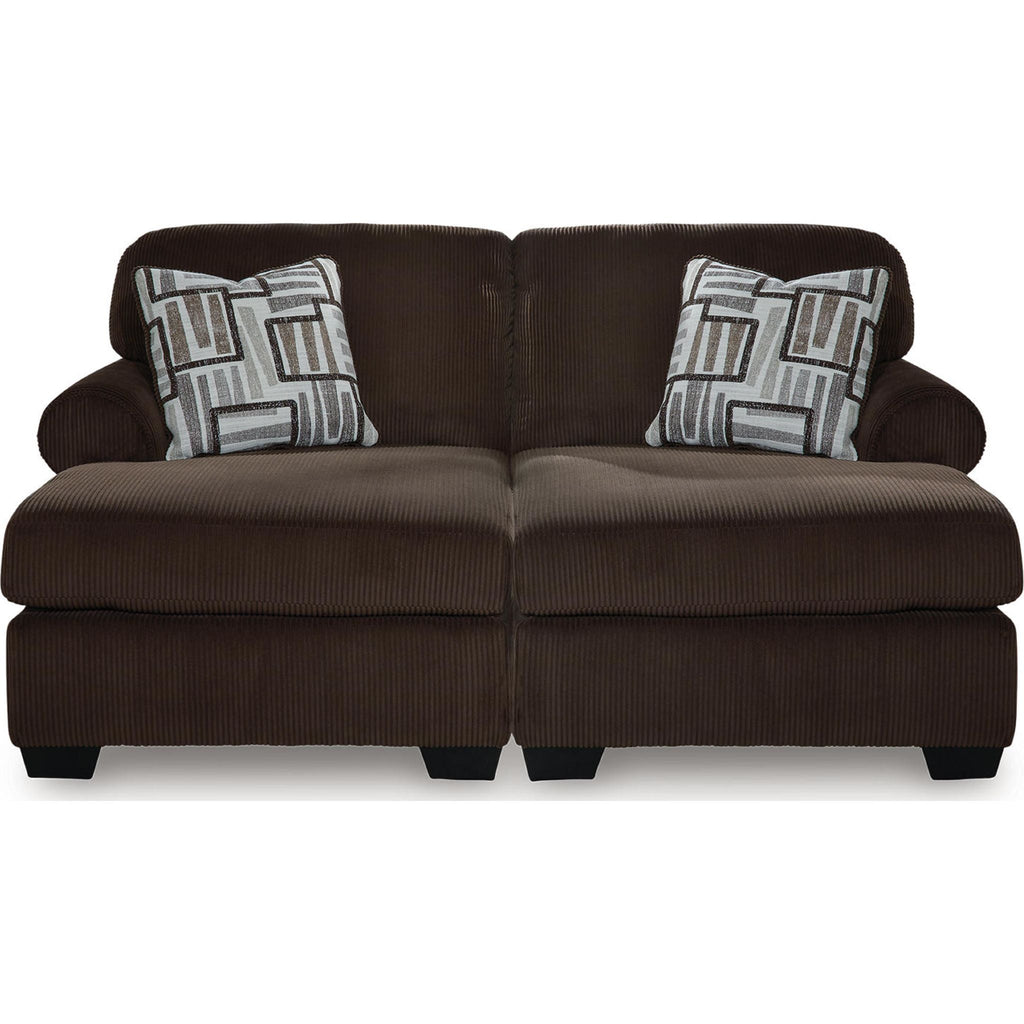 Kimlee Super Chaise 2 pièces - Chocolat