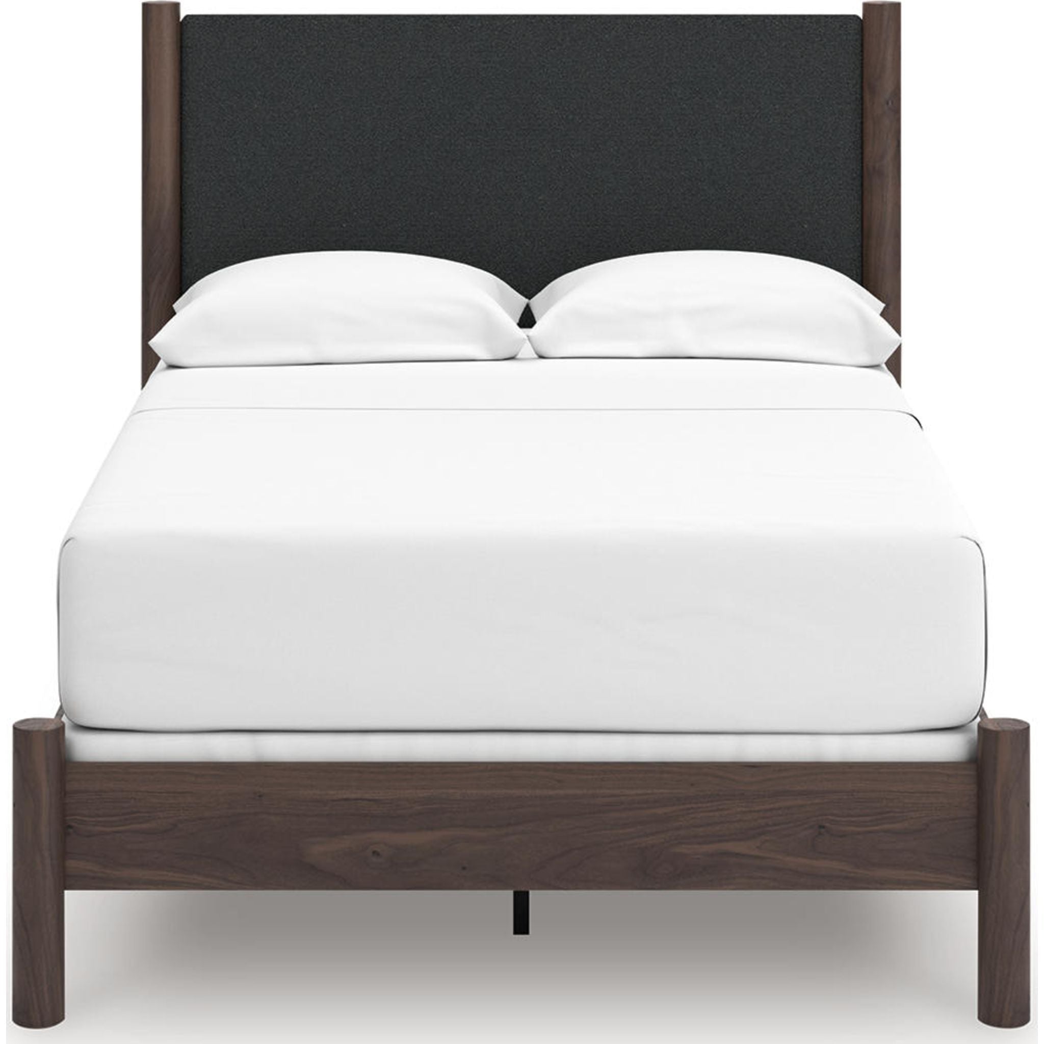 Lit à panneaux Pamytta - Marron