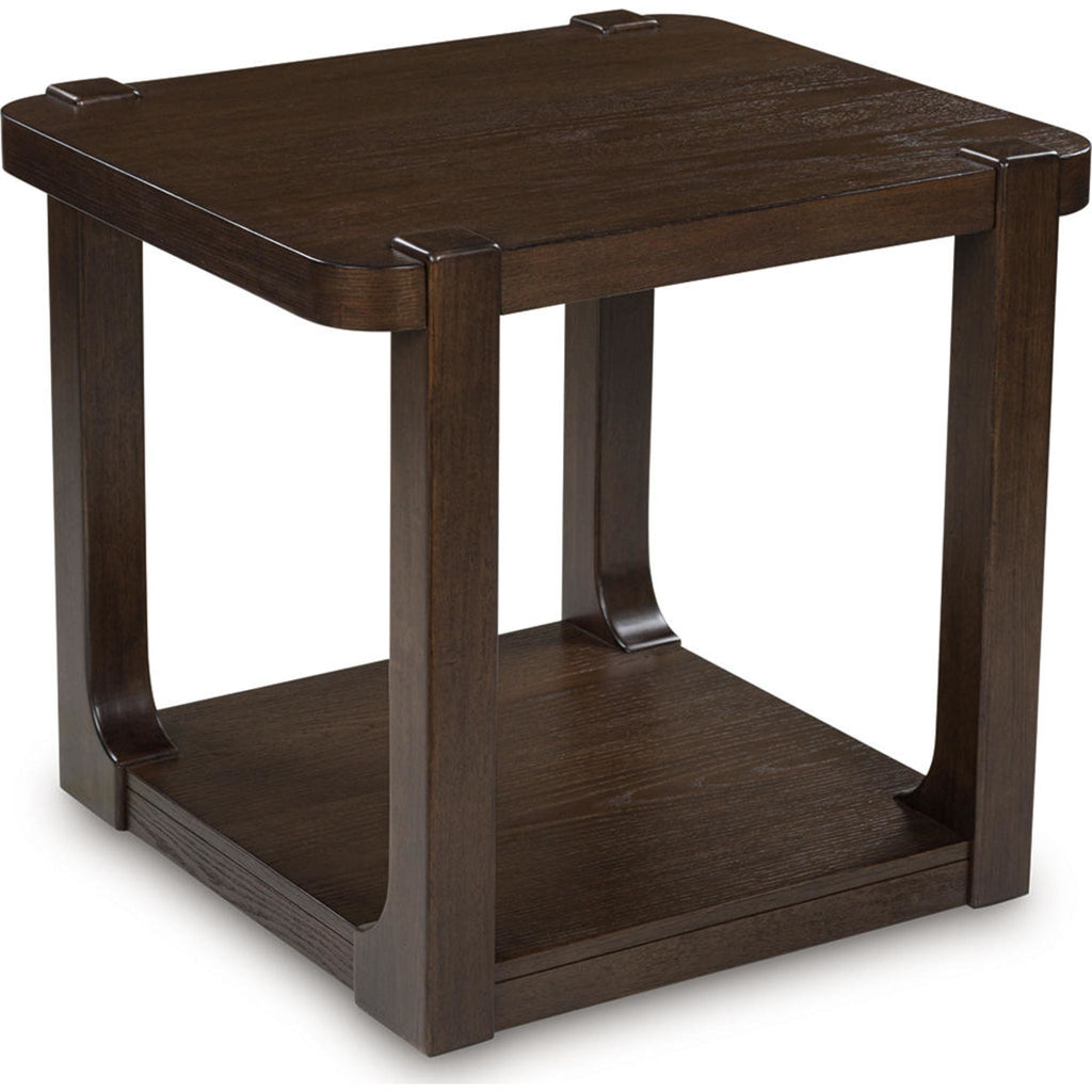 Table d'appoint Breckington - Marron foncé