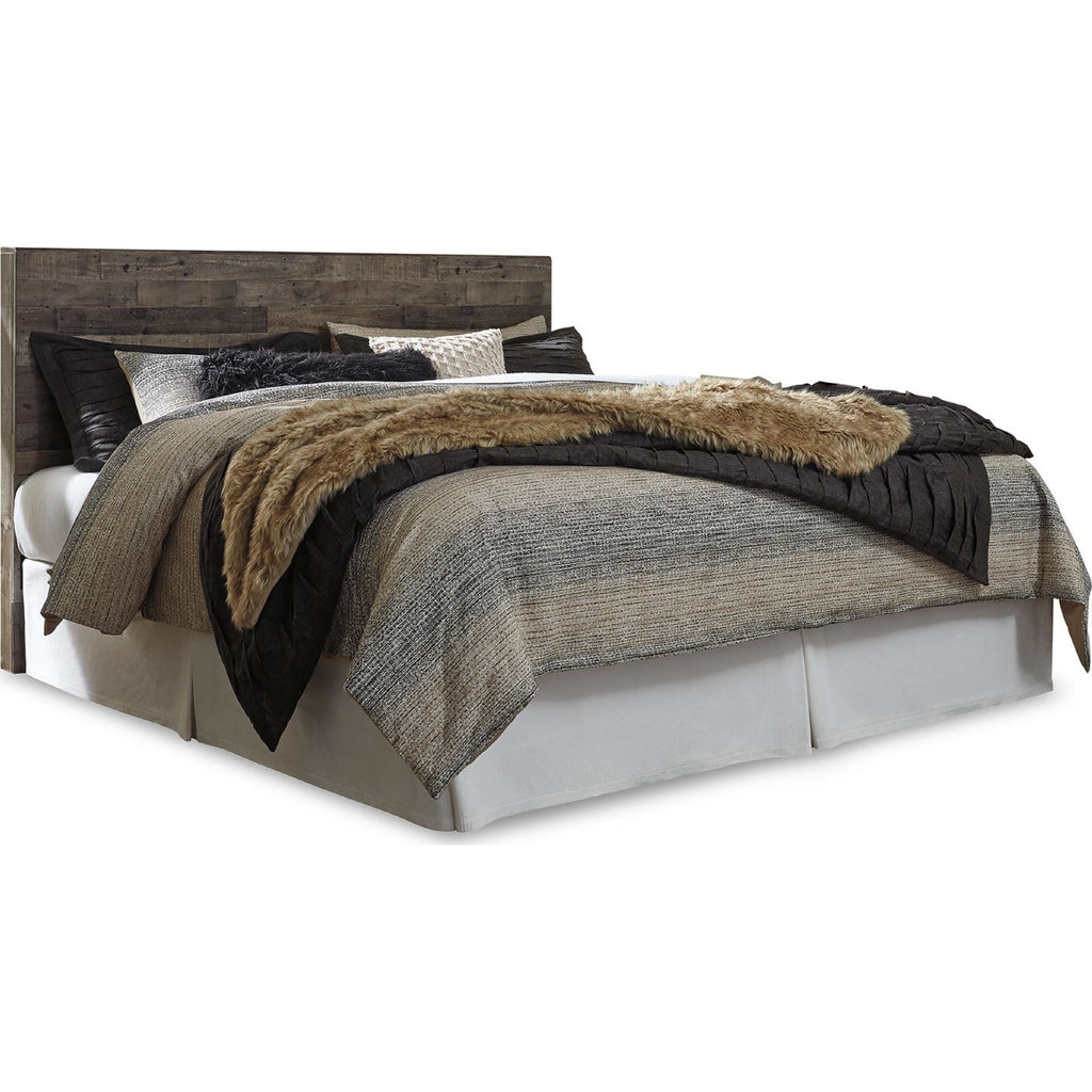 Tête de lit à panneaux Derekson - Gris multicolore