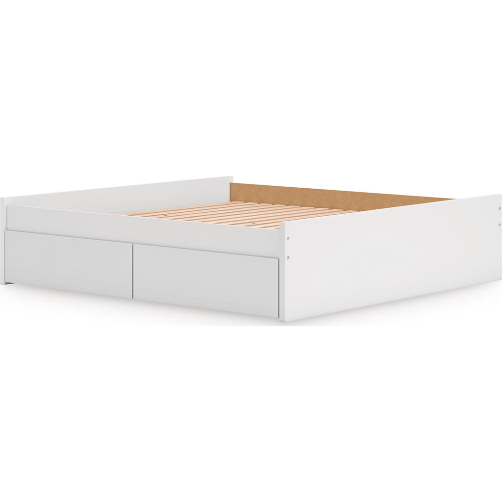 Lit de rangement Onita King - Blanc