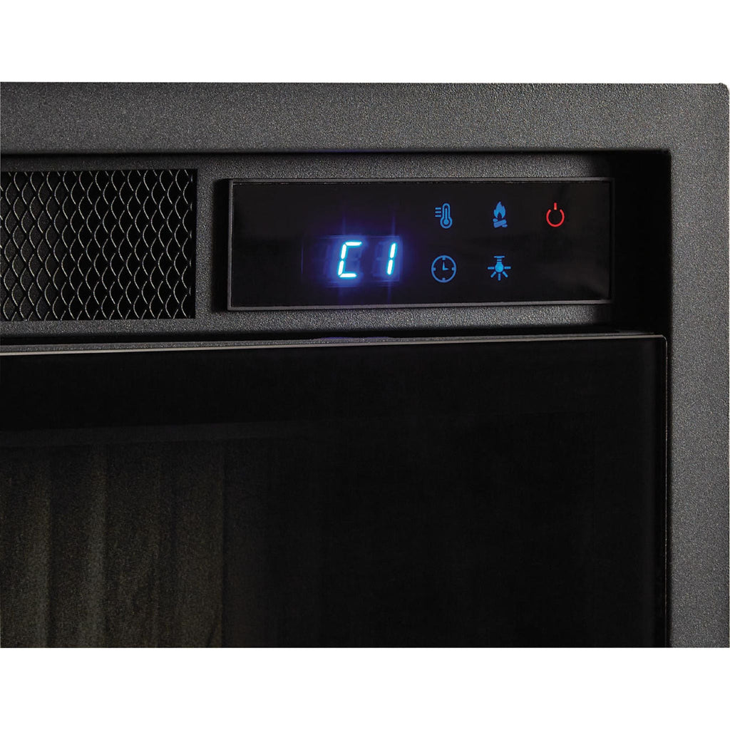 Accessoires de divertissement pour cheminée encastrable - Noir