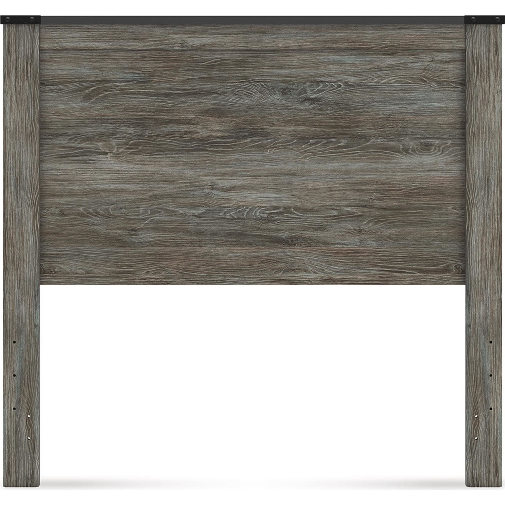 Tête de lit à panneau complet Frandern - Gris