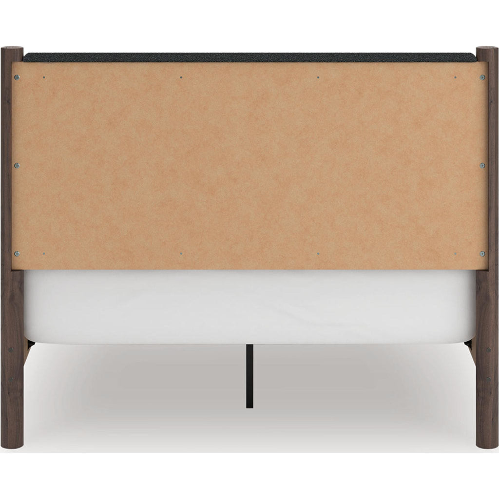 Lit à panneaux Pamytta Queen - Marron