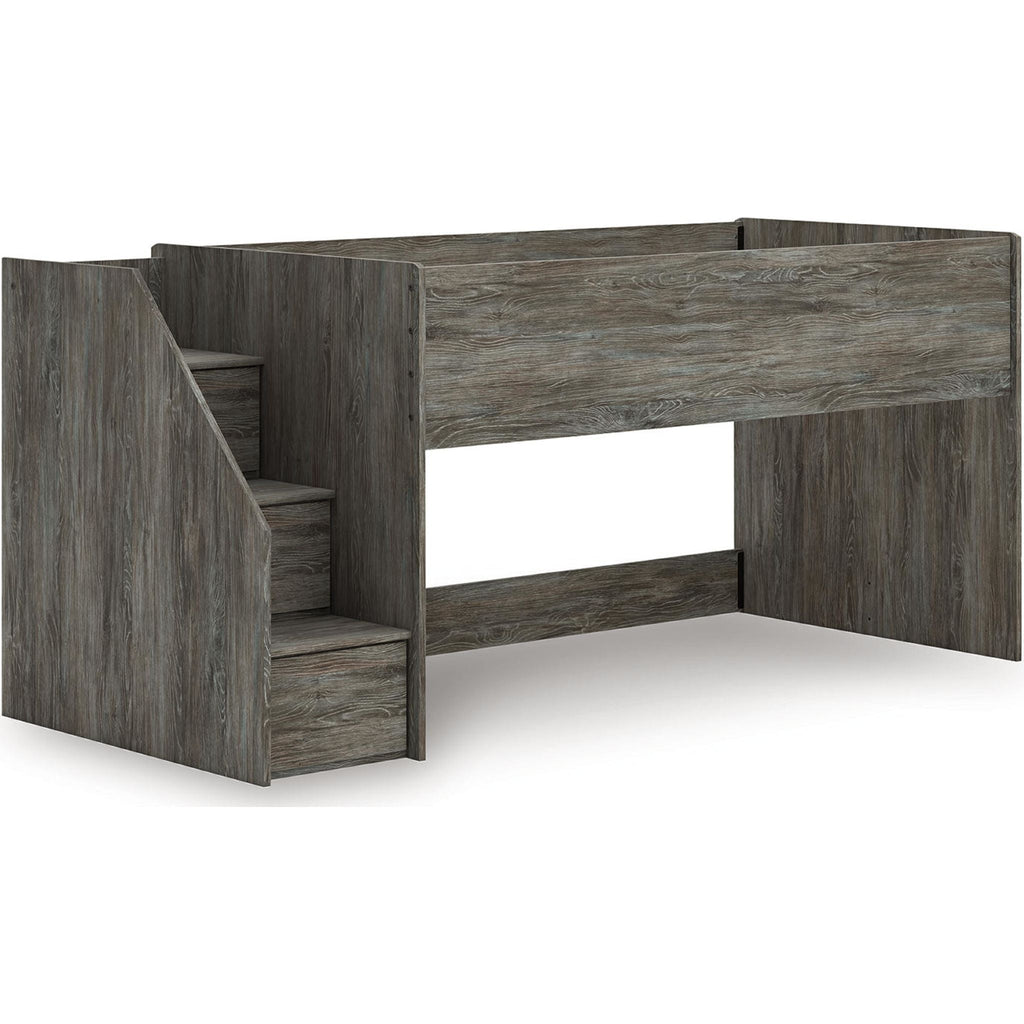 Lit mezzanine simple Frandern - Gris