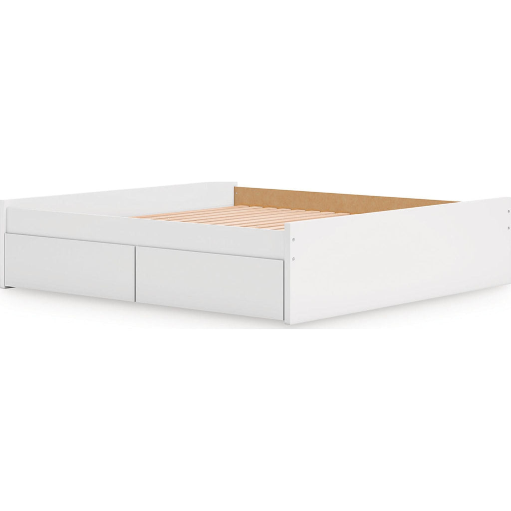 Lit de rangement Onita King - Blanc