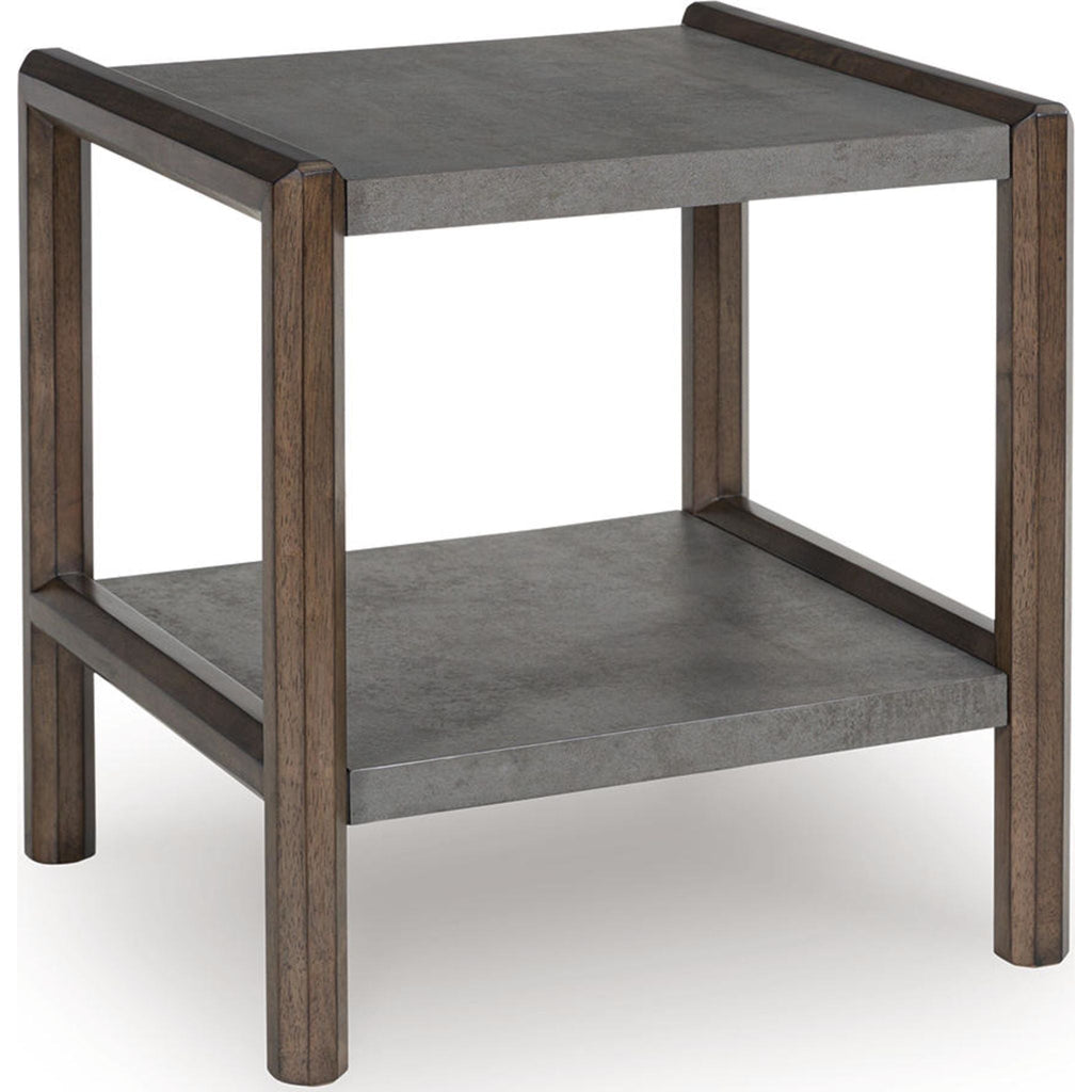 Table d'appoint Kallenny - Marron/Gris