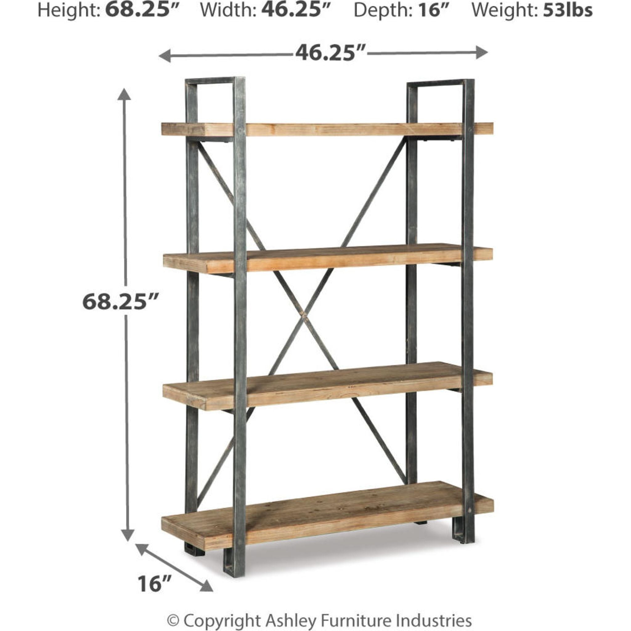 Étagère Forestmin - Marron/Noir