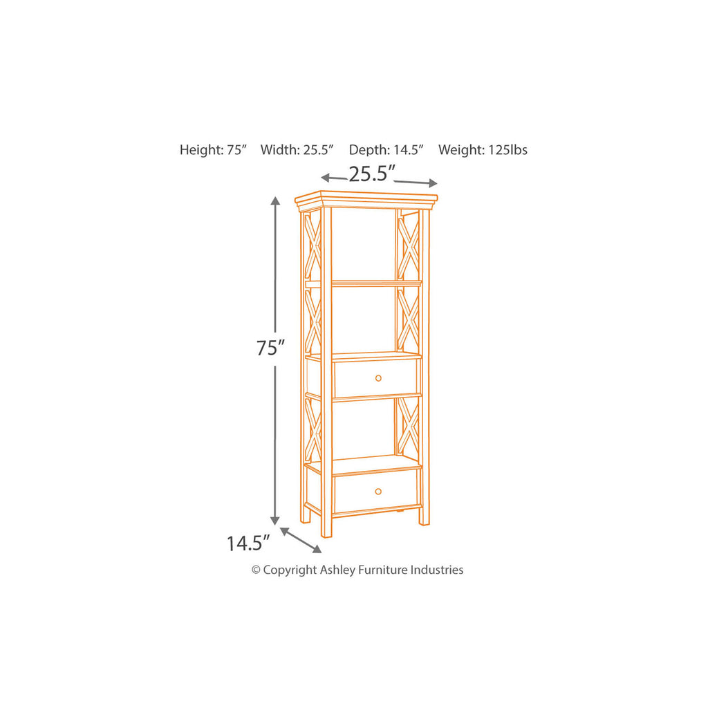 Vitrine Bolanburg - Blanc antique - (D647-76)