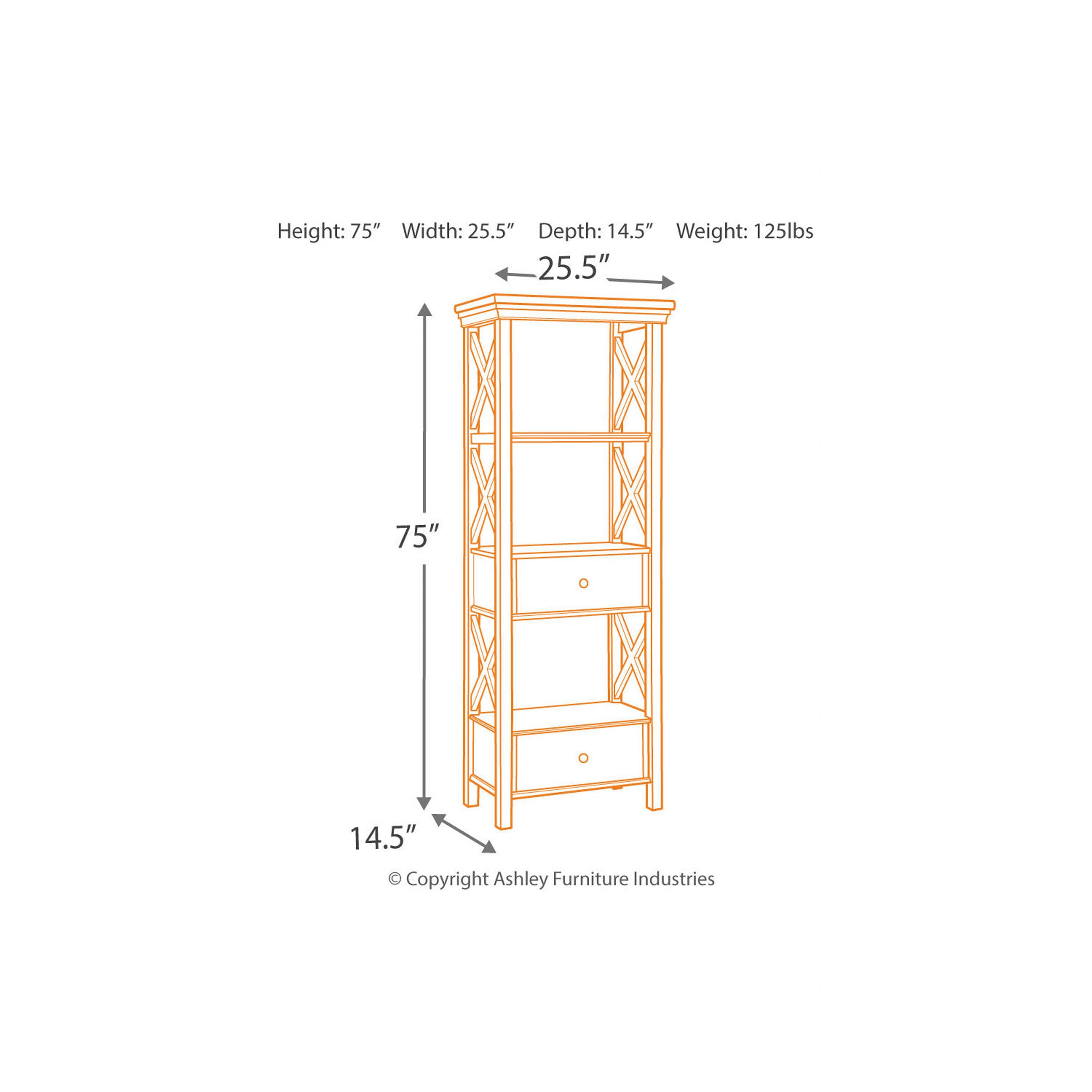 Vitrine Bolanburg - Blanc antique - (D647-76)