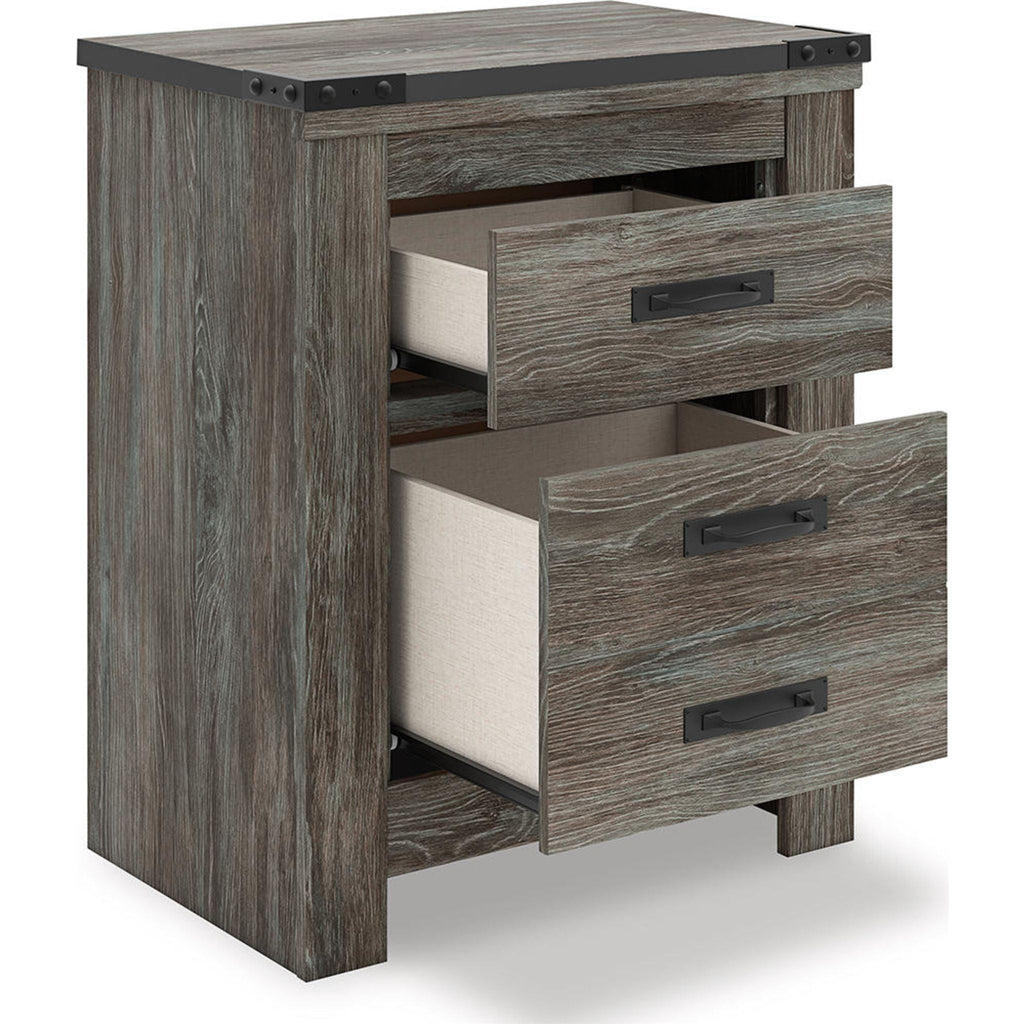 Table de chevet Frandern - Gris