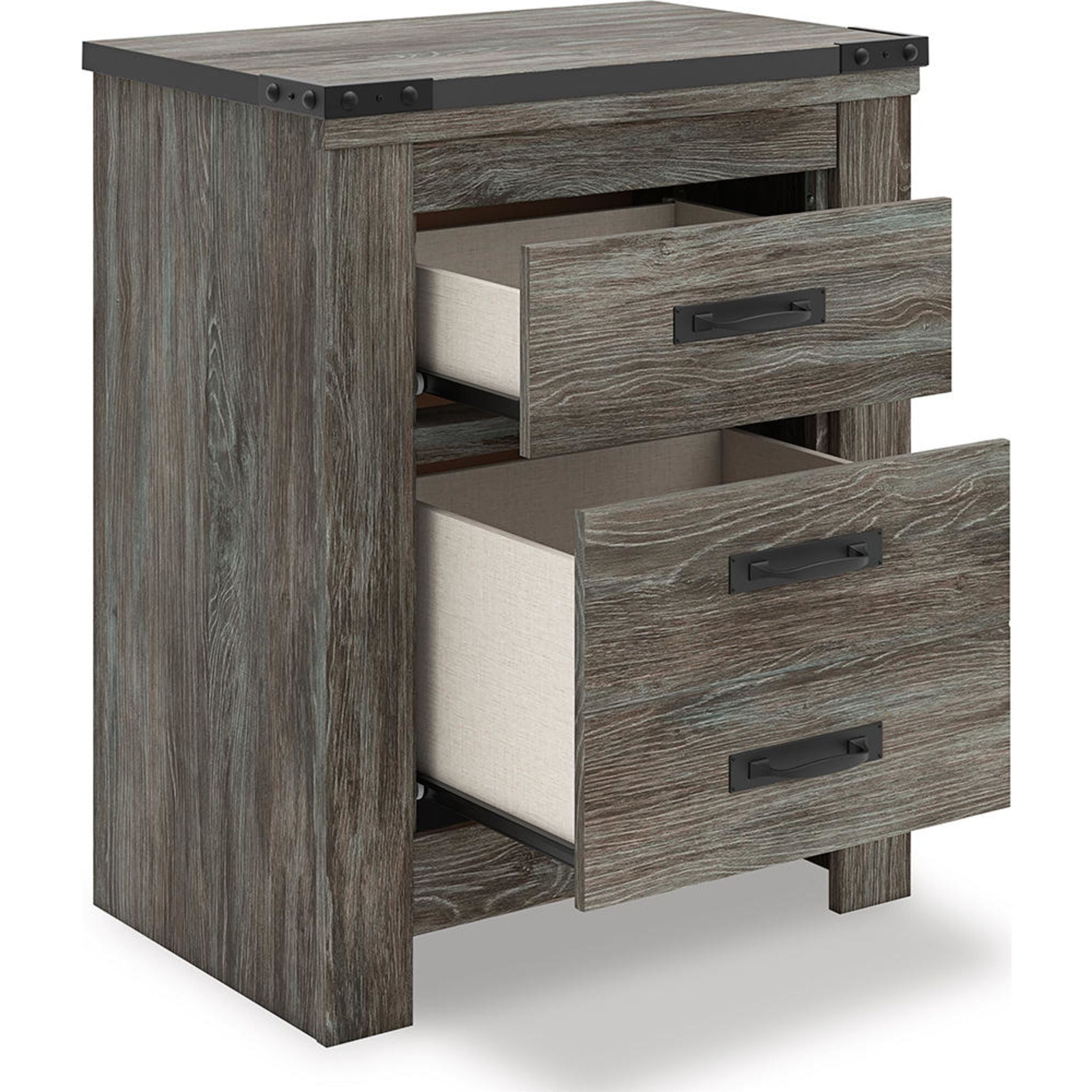 Table de chevet Frandern - Gris