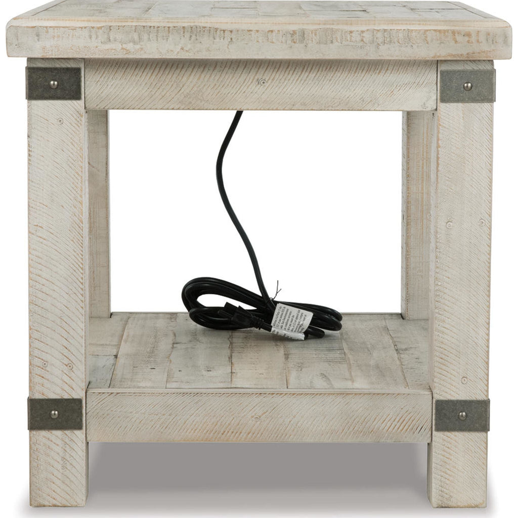 Table d'appoint Carynhurst - Blanc délavé gris