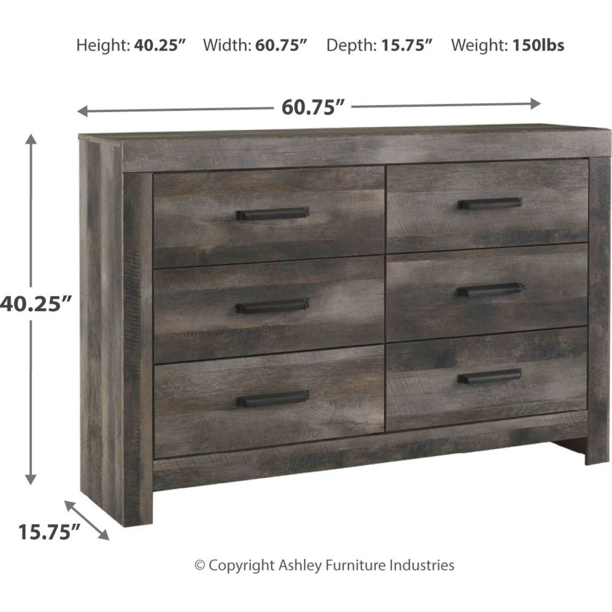 Commode Wynnlow - Gris