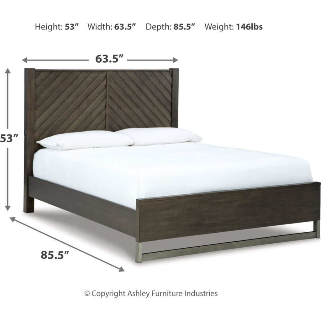 Lit à panneaux Queen Arkenton