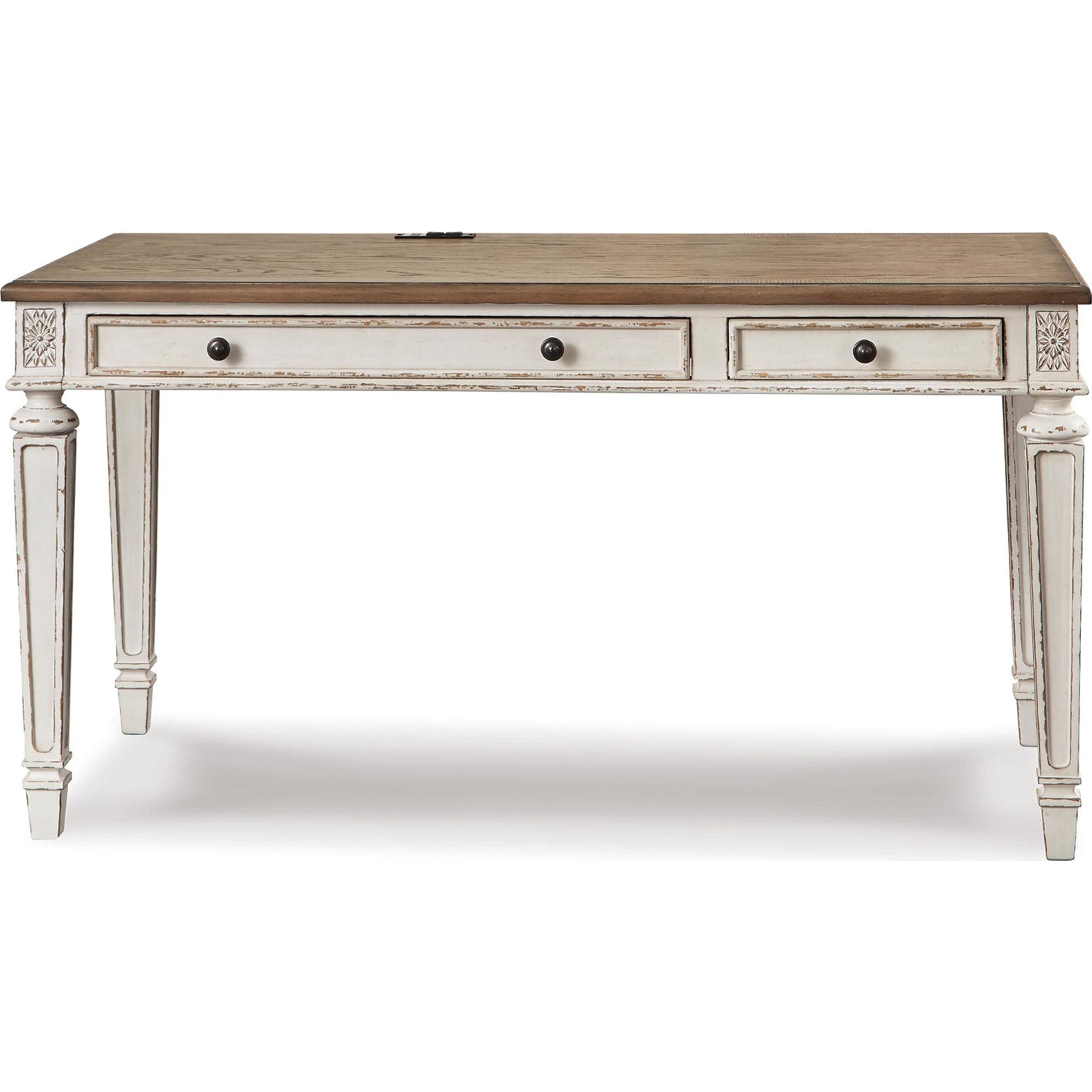 Bureau Realyn - Blanc/Marron