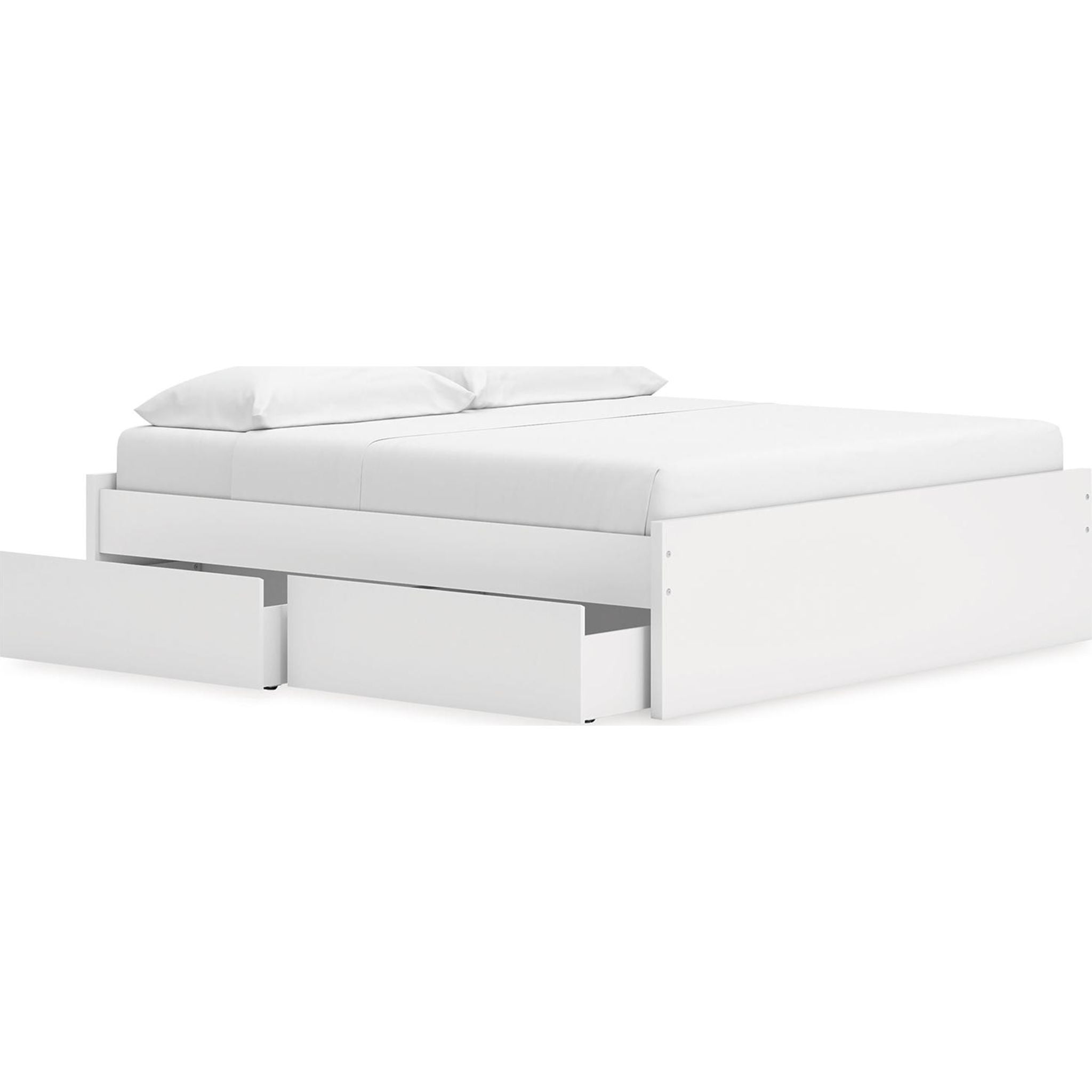 Lit de rangement Onita King - Blanc