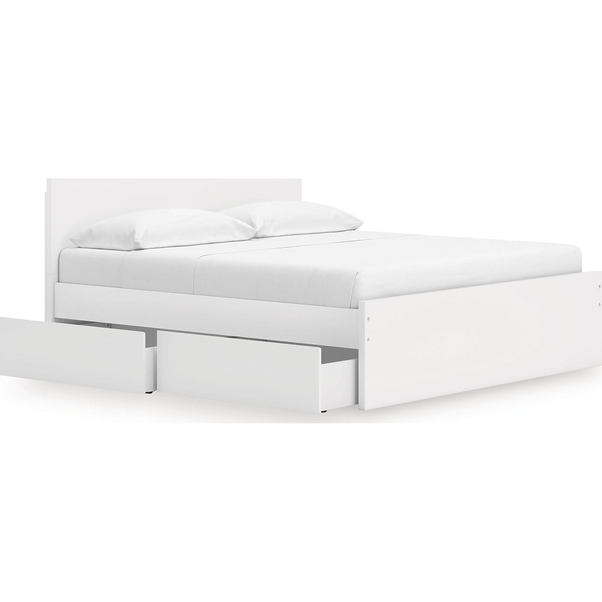 Lit de rangement Onita King - Blanc