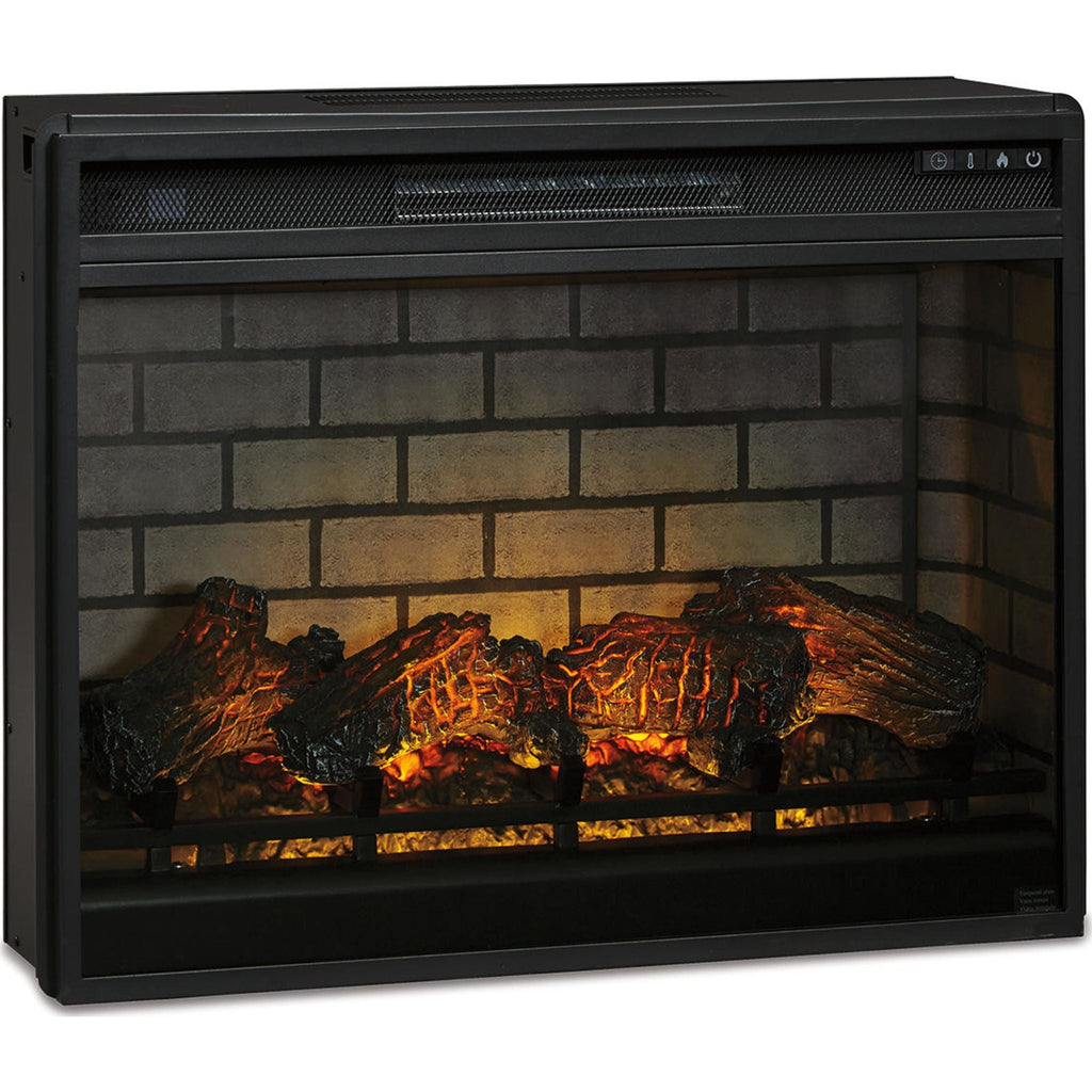 Accessoires de divertissement pour cheminée encastrable - Noir