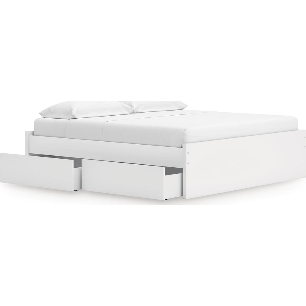 Lit de rangement Onita King - Blanc